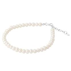 Pernille Corydon Armband Damen Silber Lagoon Bracelet/Perlen - Armband 925 Silber mit Süsswasserperlen - 16-19cm - B446s von Pernille Corydon