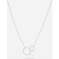 Pernille Corydon Kette mit Anhänger Double Plain Halskette Damen 42-49 cm, Silber 925 von Pernille Corydon