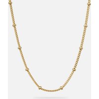 Pernille Corydon Kette ohne Anhänger Solar Halskette Damen 45 cm, Silber 925, 18 Karat vergoldet von Pernille Corydon