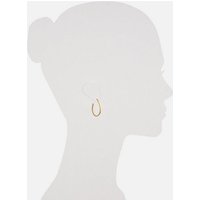 Pernille Corydon Paar Creolen Oval Ohrringe Damen 3,8 cm, Silber 925, 18 Karat vergoldet von Pernille Corydon