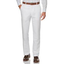 Perry Ellis Herren Linen Suit Pant Anzughose, Bright White, 36W / 32L von Perry Ellis