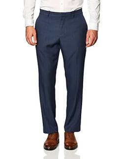 Perry Ellis Herren Modern Fit Performance Pant Klassische Hose, Mood Indigo, 32W / 32L von Perry Ellis