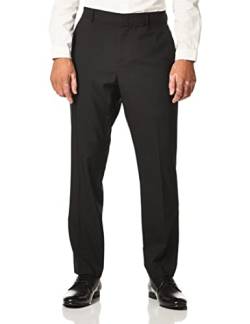 Perry Ellis Herren Very Slim Solid Tech Pant Anzughose, schwarz, 34W / 30L von Perry Ellis