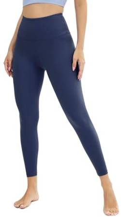 Persit Sporthose Damen, Sport Leggings für Damen Yoga Leggins Laufhose Sportleggins Lang (XXL, Kosmosblau, 64 cm) von Persit