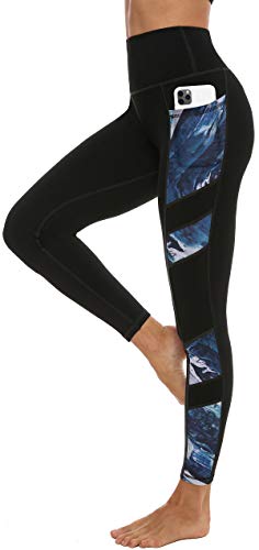 Persit Sporthose Damen, Yoga Leggings Laufhose Yogahose Sport Leggins Tights für Damen,Schwarz 01,34 (Herstellergröße XS) von Persit