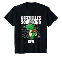 Kinder Offizielles Schulkind Ben - Name personalisiert T-Shirt von Personalisierte Schulkinder Geschenke Schulstart