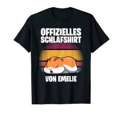 Offizielles Schlafshirt von Emelie - Personalisiert T-Shirt von Personalisiertes Schlaf Outfit & Schlafen Sprüche