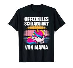 Offizielles Schlafshirt von Mama - Personalisiert T-Shirt von Personalisiertes Schlaf Outfit & Schlafen Sprüche