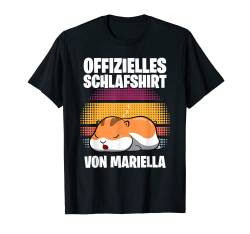 Offizielles Schlafshirt von Mariella - Personalisiert T-Shirt von Personalisiertes Schlaf Outfit & Schlafen Sprüche