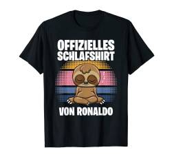 Offizielles Schlafshirt von Ronaldo - Personalisiert T-Shirt von Personalisiertes Schlaf Outfit & Schlafen Sprüche