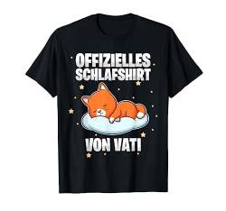 Offizielles Schlafshirt von Vati - Personalisiert T-Shirt von Personalisiertes Schlaf Outfit & Schlafen Sprüche