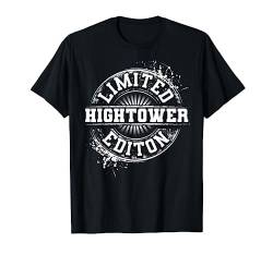 HighTower lustiger Nachnamenstammbaum, Geschenk zum Geburtstag T-Shirt von Personalized Last Name Custom Lover Christmas Team