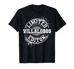 VILLALOBOS Funny Surname Family Tree Birthday Reunion Gift T-Shirt von Personalized Last Name Custom Lover Christmas Team