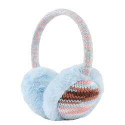 Pesaat Ohrenwärmer kinder mädchen Flauschige Ohrenschützer Jungen Warmer Earmuffs Winter (Himmelblau) von Pesaat