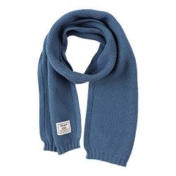 Pesaat Winter Schal Baby Kinder Strickschal 100% Baumwolle Warmes Halstuch Mädchen Jungen Weicher Schön Schals (Denim blau) von Pesaat