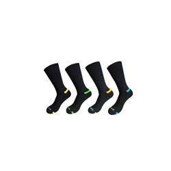 Arbeitssocken Sportsocken Freizeitsocken Socken Work Herren Damen Neon 4-24 Paar (39-42, 4 Paar) von Pesail