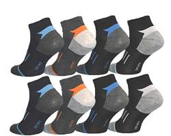 Pesail 10 Paar Herren Sneaker Socken Größe 39-46 (39-42) von Pesail