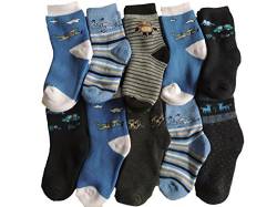 Pesail 10 Paar Jungen Thermo Winter Socken Größe 23-35 (31-35) von Pesail