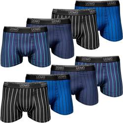 Pesail 5er Pack Herren Boxershorts aus Baumwolle Größe M - 6XL Unterwäsche Unterhose Übergröße Retroshorts 3XL-5er Pack Farbmix 2 von Pesail