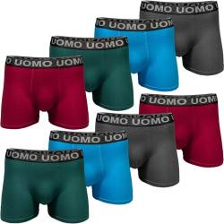 Pesail 5er Pack Herren Boxershorts aus Baumwolle Größe M - 6XL Unterwäsche Unterhose Übergröße Retroshorts M-5er Pack Farbmix 1 von Pesail