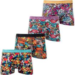 Pesail 8er Pack Jungen Boxershorts Gr. 158, 164, 170 Kinder Unterwäsche Retroshorts Unterhose 164-8er Pack Farbmix 2 von Pesail