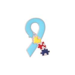 Anstecknadel für Autismus, niedliches mehrfarbiges Autismus-Puzzleteil, Damen-Broschen, inspirierende Symbole der Autismus-Unterstützung, Autismus-Bewusstseins-Zubehör, für Rucksäcke, Ärmel, Hüte, von Pessrrtewg