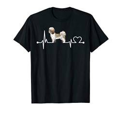 Shih Tzu Herzschlag Hemd Hund für Haustier Frauen/Männer T-Shirt von Pet Loves Gift