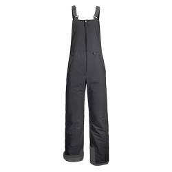 Petalum Damen Wasserdicht Skihose Latzhose mit verstellbaren Trägern Winter Winddicht Schnellhose Ärmellos Overalls Snowboardhose Ski Bibs Schwarz S von Petalum