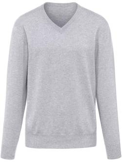 V-Pullover aus 100% Premium-Kaschmir Peter Hahn Cashmere grau von Peter Hahn Cashmere