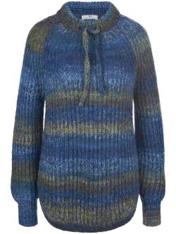 Pullover Stehbund Peter Hahn blau von Peter Hahn