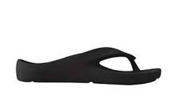 AEQUOS Shark (Flip-Flops) – die Schuhe, die Balance und das Wohlbefinden verbessert., Schwarz - Schwarz - Größe: Unisex 43/44 EU von Peter Legwood