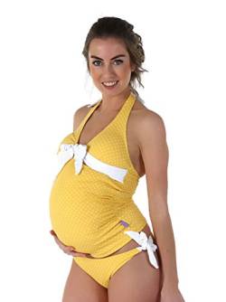 Petit Amour Umstands-Tankini Schwangerschafts-Bikini Annie Bademode Set Oberteil Unterteil Farbe: gelb Cup B C D Gr. S von Petit Amour