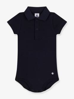 Baby Kurzarm-Body mit Polokragen PETIT BATEAU von Petit Bateau