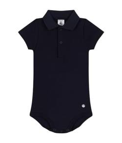 Petit Bateau Baby Jungen A09ZH Kurzärmeliger Body mit Polokragen, Smoking, 24 Monate von Petit Bateau