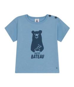 Petit Bateau Baby Jungen Kurzärmeliges T-shirt, Blau Azul, 6 Monate von Petit Bateau