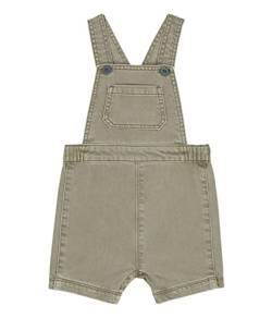 Petit Bateau Baby Jungen Latzhosen-Shorts, Grün Marecage, 6 Monate von Petit Bateau