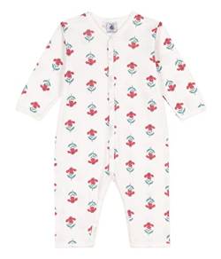 Petit Bateau Baby Jungen Pyjama ohne Fuß für einen guten Schlaf, Weiss Marshmallow / Mehrfarbig, 12 Monate von Petit Bateau