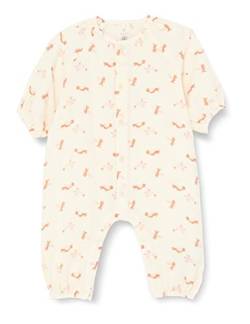 Petit Bateau Baby Mädchen Langer Overall, Weiss Avalanche / Mehrfarbig, 0-3 Monate von Petit Bateau