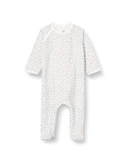 Petit Bateau Baby Mädchen Pyjama zum Schlafen gut, Weiss Marshmallow / Mehrfarbig, 0 Monate von Petit Bateau