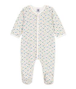 Petit Bateau Baby Mädchen Pyjama zum Schlafen gut, Weiss Marshmallow / Mehrfarbig, 24 Monate von Petit Bateau