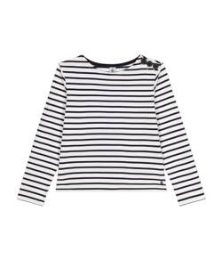 Petit Bateau Damen A09R6 Matrosen, Marshmallow/Smoking, XS von Petit Bateau