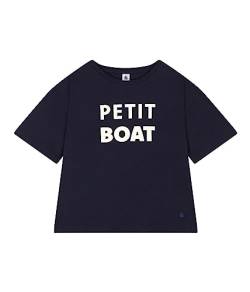 Petit Bateau Damen Kurzärmeliges T-shirt, Blau Smoking, M von Petit Bateau