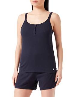 Petit Bateau Damen Pyjacourt, Blau Smoking, L von Petit Bateau