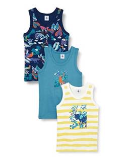 Petit Bateau Herren 5613600 Hemd, Medieval/Multico + MOZAIK + Marshmallow/BLE, 6A von Petit Bateau