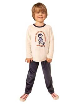 Petit Bateau Jungen Pyjama, Blau Smoking / Mehrfarbig, 2 Jahre von Petit Bateau