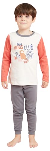Petit Bateau Jungen Pyjama, Grau Bongris / Mehrfarbig, 6 Jahre von Petit Bateau
