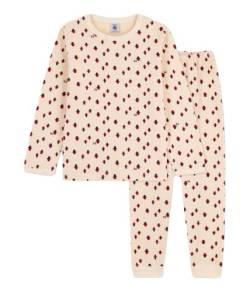 Petit Bateau Jungen Pyjama, Weiss Avalanche / Rot Stop / Mehrfarbig, 6 Jahre von Petit Bateau