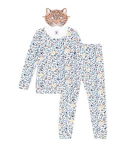 Petit Bateau Jungen Pyjama, Weiss Marshmallow / Mehrfarbig, 10 Jahre von Petit Bateau