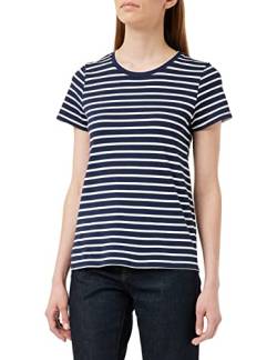 Petit Bateau Mädchen A05UV T-Shirt, Smoking/Marshmallow, XXS von Petit Bateau