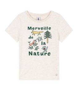 Petit Bateau Mädchen Kurzärmeliges T-shirt, Beige Montelimar Chine, 4 Jahre von Petit Bateau